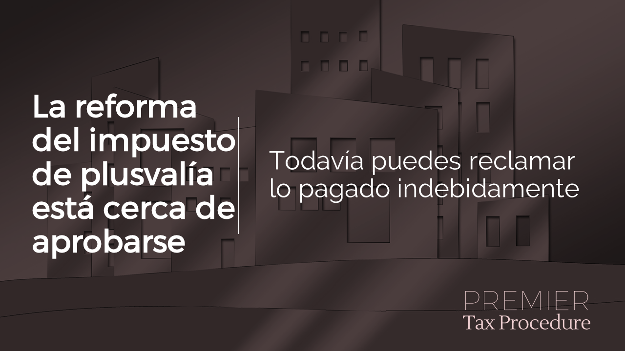 La modificación del impuesto de plusvalía